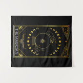 Major Arcana Magician Tarot Card Wandteppich (Vorderseite (Horizontal))