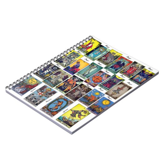 Major Arcana Tarot Spiral Notebook Notizblock (Linke Seite)