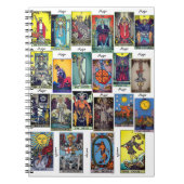 Major Arcana Tarot Spiral Notebook Notizblock (Vorderseite)