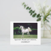 Major Cuthbert Acorn-Nutcracker Postkarte (Stehend Vorderseite)