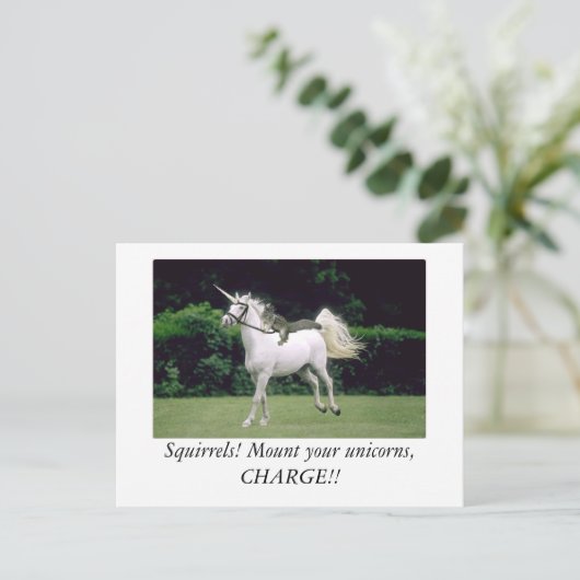 Major Cuthbert Acorn-Nutcracker Postkarte (Stehend Vorderseite)