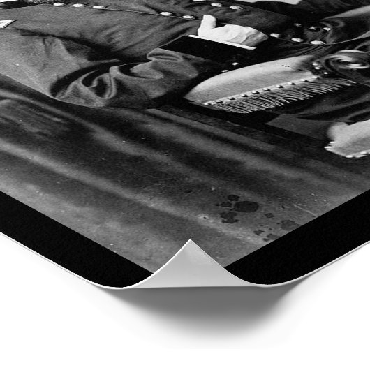 Major General Winfield S. Hancock Poster (Ecke)