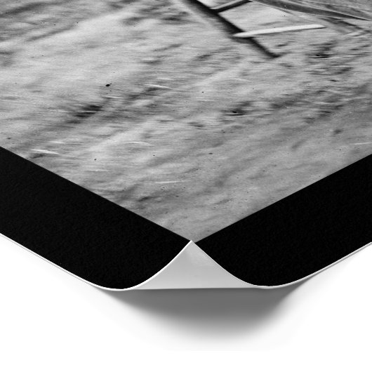 Major H.W. Sawyer und Mitarbeiter im Camp Stoneman Poster (Ecke)