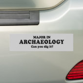 MAJOR in der ARCHÄOLOGIE - KANN SIE SIE GRABEN T - Autoaufkleber (Auf Auto)