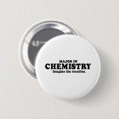 MAJOR in der CHEMIE - STELLEN Sie sich den Button (Vorne & Hinten)