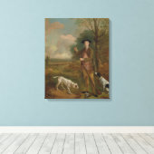 Major John Dade (1726-1811) of Tannington, Suffolk Leinwanddruck (Insitu (Holzboden))