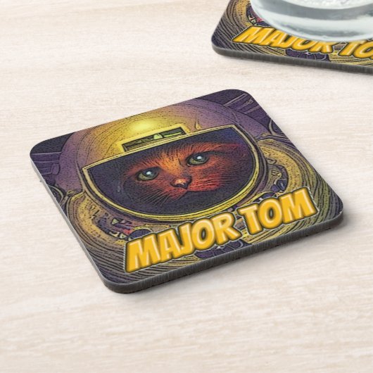 Major (Kitty) Tom: Getränkeuntersetzer (Linke Seite)