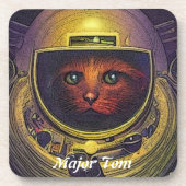 Major (Kitty) Tom: Getränkeuntersetzer (Vorderseite)