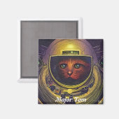 Major (Kitty) Tom: Magnet (Vorderseite/Rückseite)