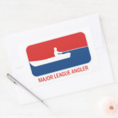 Major League Angler Rechteckiger Aufkleber (Umschlag)