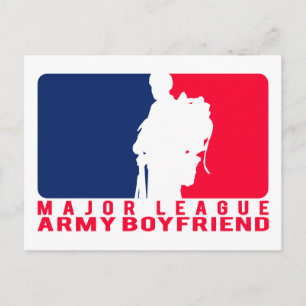Major League Army Boyfriend Postkarte