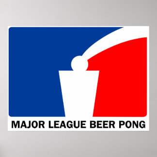 Major League Beer Pong Poster