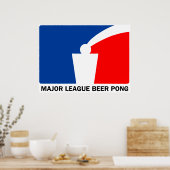 Major League Beer Pong Poster (Küche)