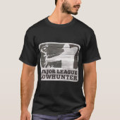 Major League Bowhunter Bow Jagd Baseball T-Shirt (Vorderseite)