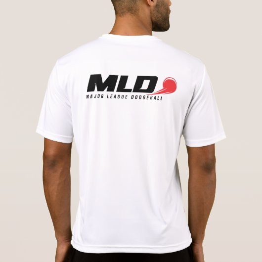 Major League Dodgeball (MLD) Practice Shirt (Rückseite)