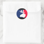 Major League Talon Runder Aufkleber (Tasche)