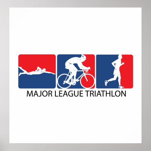 Major League Triathlon Poster (Vorne)