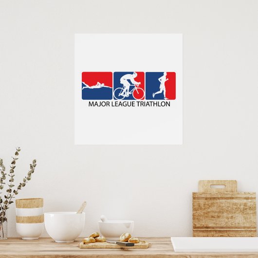 Major League Triathlon Poster (Küche)