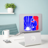 Major League Welder Sticker - Ideal Welding Gift (Laptop auf Schreibtisch)