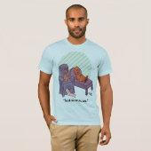 Major Loser Men's Light Blue T - Shirt (Vorne ganz)