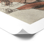 Major Marcus Reno's retreat before the Indian coun Poster (Ecke)