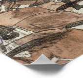 Major Marcus Reno's retreat before the Indian coun Poster (Ecke)