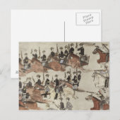 Major Marcus Reno's retreat before the Indian coun Postkarte (Vorne/Hinten)