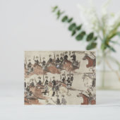 Major Marcus Reno's retreat before the Indian coun Postkarte (Stehend Vorderseite)