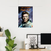 Major Tom Bowie Starman Poster (Heimbüro)