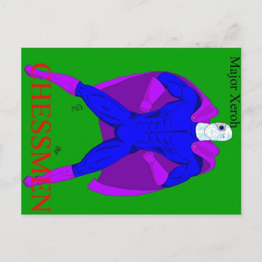 Major Xeroh postcard Postkarte (Vorderseite)