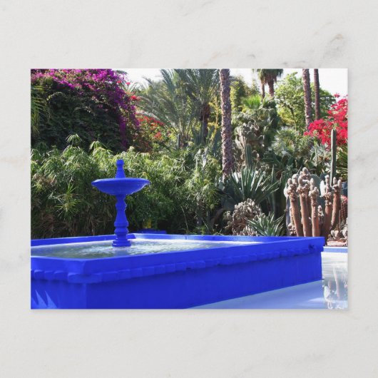 Majorelle Garden Postkarte (Vorderseite)