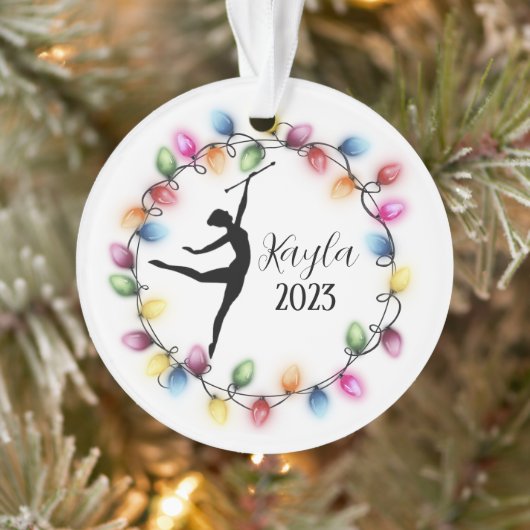 Majorette Baton Twirler Weihnachtsschmuck Ornament (Baum)