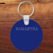 Majorette/Dancer Blue Tiger #2 Schlüsselanhänger (Rückseite)