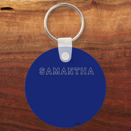 Majorette/Dancer Blue Tiger #2 Schlüsselanhänger (Rückseite)