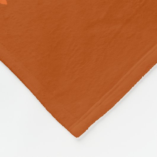 Majorette/Dancer Fleece Blanket Burnt Orange (Ecke)