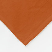 Majorette/Dancer Fleece Blanket Burnt Orange 2 (Ecke)