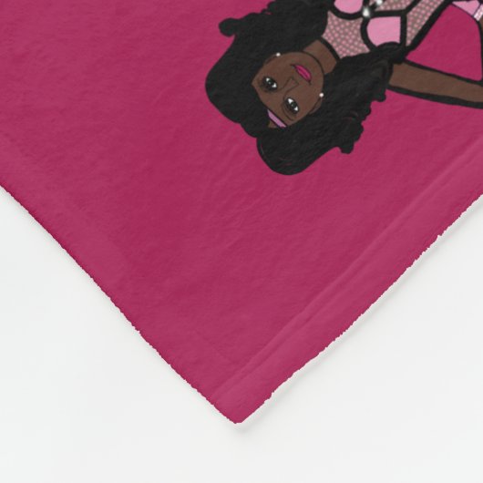 Majorette/Dancer Fleece Blanket Cotton Candy (Ecke)