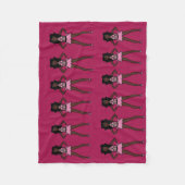 Majorette/Dancer Fleece Blanket Cotton Candy (Vorderseite)