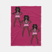 Majorette/Dancer Fleece Blanket Cotton Candy 2 (Vorderseite)