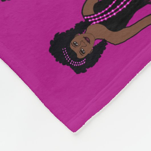 Majorette/Dancer Fleece Blanket Fushia (Ecke)