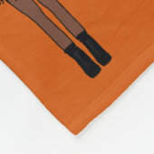 Majorette/Dancer Fleece Blanket Orange (Ecke)