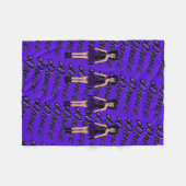 Majorette/Dancer Fleece Blanket Violet (Vorderseite (Horizontal))