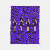 Majorette/Dancer Fleece Blanket Violet (Vorderseite)