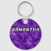 Majorette/Dancer Lila & Black #2 Schlüsselanhänger (Rückseite)