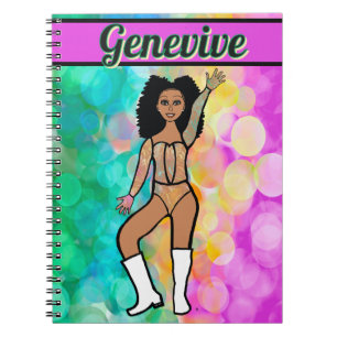 Majorette Dancer Pastel Lace #2 Notebook Notizblock
