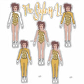 Majorette / Dancer Quick Change Stickers ( Shine ) Aufkleber (Vorderseite)