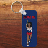 Majorette/Dancer Schlüsselanhänger Blue Silver Eag (Vorderseite)