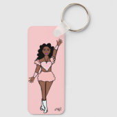 Majorette/Dancer Schlüsselanhänger Cotton Candy (Rückseite)