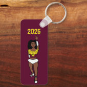 Majorette/Dancer Schlüsselanhänger Maroon Gold Eag (Rückseite)