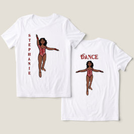 Majorette/Dancer T-Shirt Rotes Tier Tri-Blend Shirt